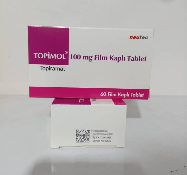 قرص توپامکس 100 میلی گرم 60 عددی | topamax 100mg topamax 100mg